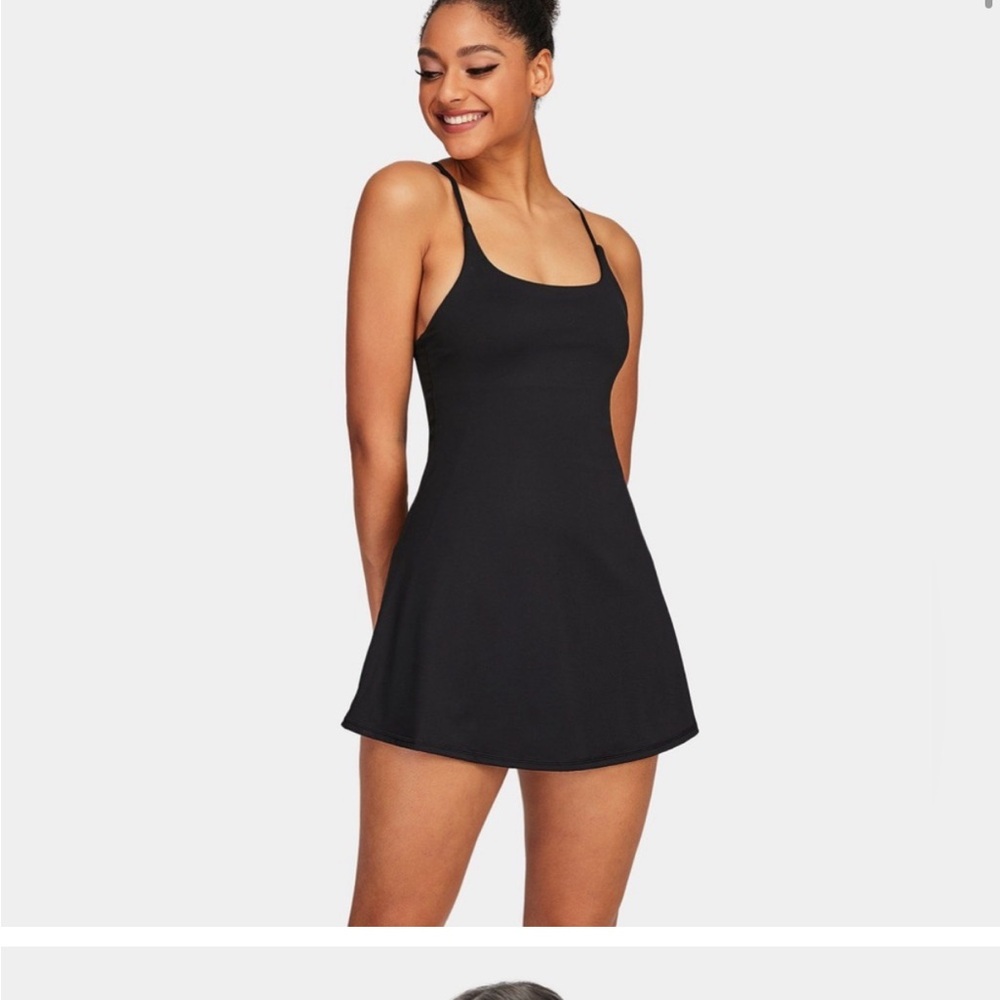 HALARA Black Dress Coverup A-Line Design